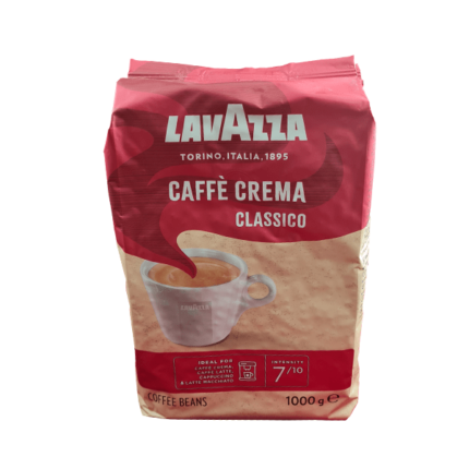 قهوه کافه کریما کلاسیک لاوازا 1 کیلویی